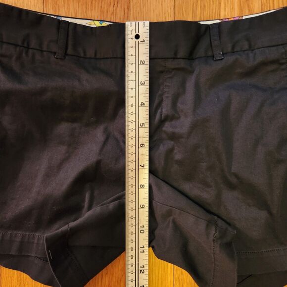 Trina Turk-Banana Republic Stretch Short Black Chino Tailored Shorts, Sz 8 - Picture 8 of 8